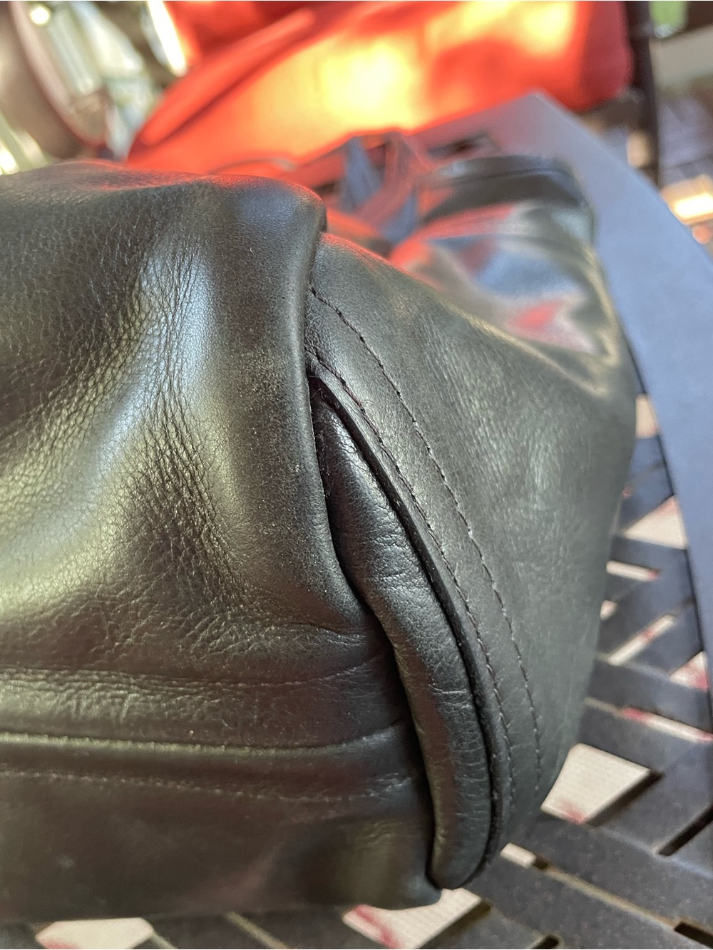 Rough and Tumble Large Minimal Tote Dark Gray EUC Made in USA - Picture 4 of 14